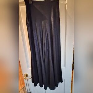 Meg Midnight Blue Shimmer Wide Leg Pant